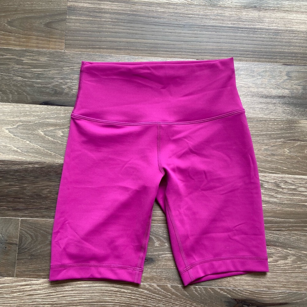 SOLD Lululemon Wunder Under Shorts Ripened Raspberry